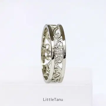 [ 오더 접수 ] [ 일본제 ] VVV 히라도 VVV 웨이브 레이스 반지