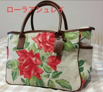 로라 애슐리 백 일본제 캔버스지