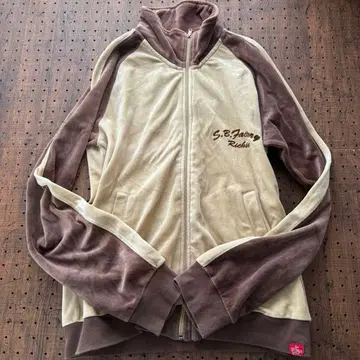 더 서핑보드 팩토리 벨로아 트랙 자켓 여성용 L