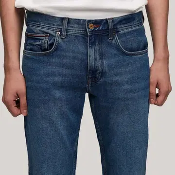 새상품급! TOMMY HILFIGER! 다크 블루 스트레이트 레그 데님