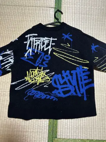 ZARA 그래피티 디자인 니트