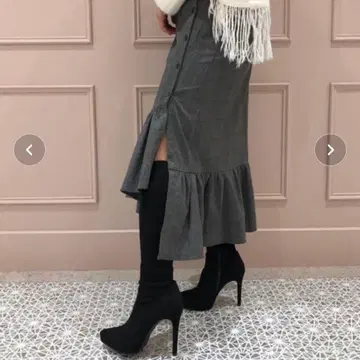 R&E 하이힐 롱 부츠