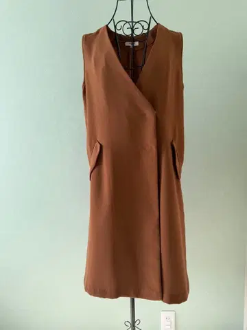 노카라 자켓 브라운