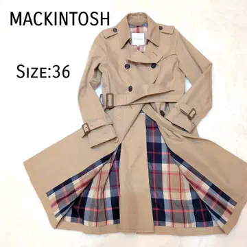 새상품급 MACKINTOSH 베이지 트렌치코트 사이즈 36