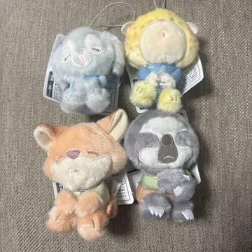 [ 미사용 새상품 택 포함 ] 주토피아 잠자는 인형 마스코트 컴플리트