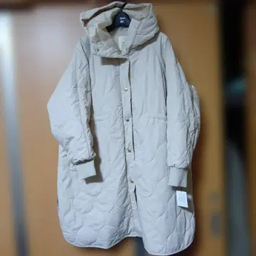 새상품 dgy 충전솜 후디드 코트