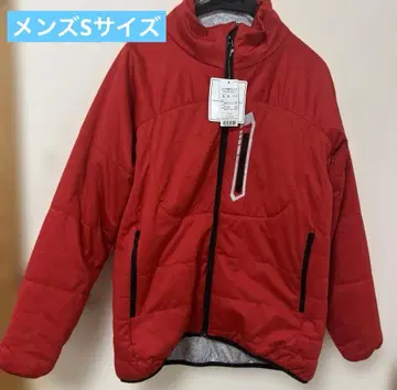 빨간색 S 사이즈 남성용 스트레치 점퍼 폴리에스테르 100%