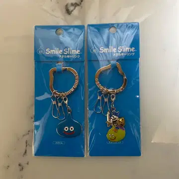 드래곤 퀘스트 메탈 키링 2개 세트 슬라임 슬라임 나이트 새상품