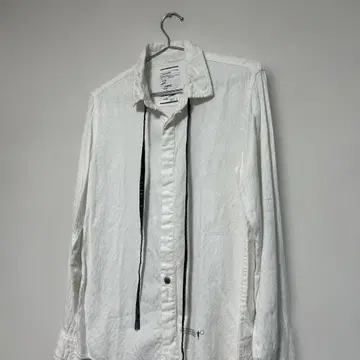 초레어 디자인 shareef 셔츠 리본 긴팔 화이트