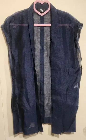 이치모쿠 주아라 명주 메쉬 겉옷 여름용 마 혼방 남성용