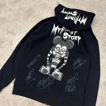 레어 마이파스 지퍼 후드티 구 멤버 사인 포함 size M