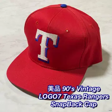 새상품급 LOGO7 Texas Rangers 90's 스냅백 캡