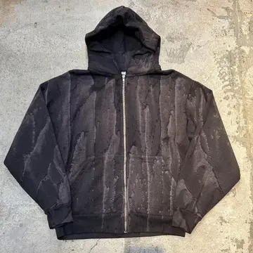 새상품 로스앤젤레스 어패럴 14oz 헤비 웨이트 지퍼 후드티 S 블랙