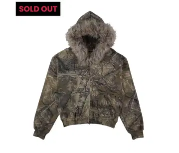 FUR ZIP HOODIE - REALTREE 9/S PROJECT