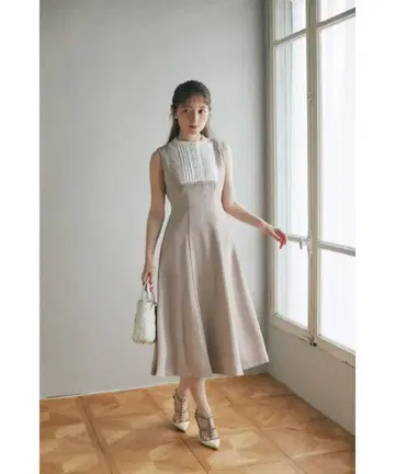 tocco closet 슬리브리스 원피스 M 베이지