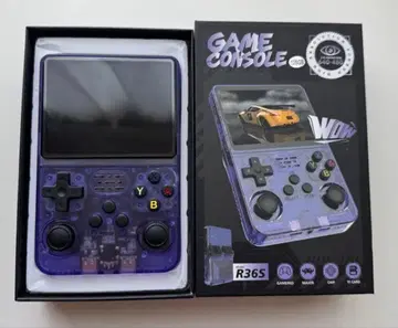 휴대용 게임기 (새상품, 미사용) 투명 보라색