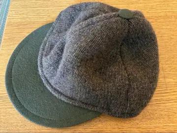 D&G 울 캡 브라운/그린