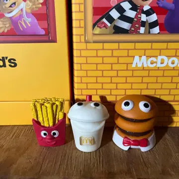 맥도날드 캐릭터 소프트 비닐 피규어 세트