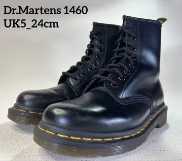 UK5_24cm Dr.Martens 1460 8홀 부츠 블랙