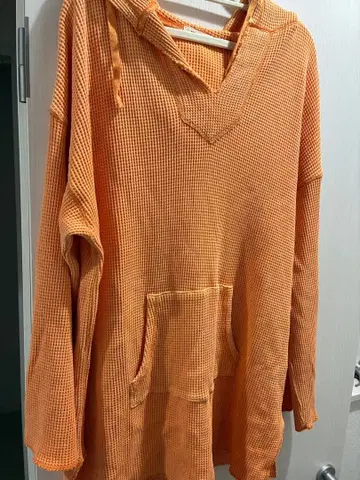 FREAK'S STORE 오렌지 와플 후드티