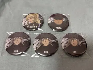 명탐정 코난 블랙 조직 캔뱃지 세트