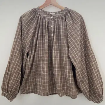 KOKO KIDS M 체크 무늬 긴팔 셔츠