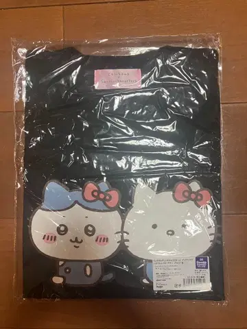 치이카와 x 산리오 캐릭터즈 T셔츠 M 블랙