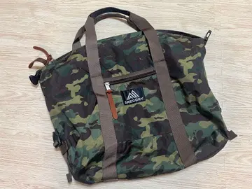 그레고리 풀다운 토트 토트백 딥 포레스트 카모 카모 패턴