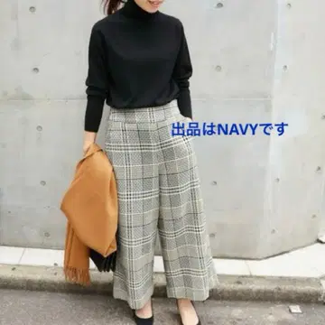 IENA 몰 체크 트위드 팬츠 40 L