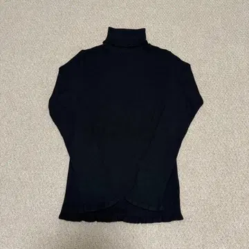 TO BE CHIC 투 비 시크 터틀넥 니트 블랙