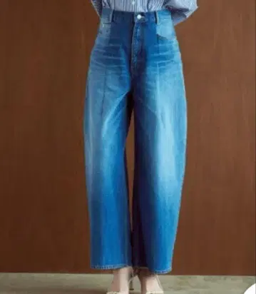 개럴개런트 무라야마 카요코 와이드 콜라보 배럴 데님