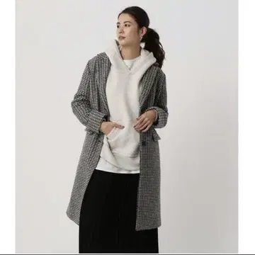 AZUL 아줄 체스터 코트 하운드투스 체크