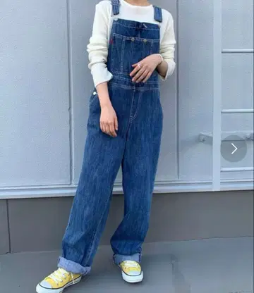 Via j 캐널진 canaljean 데님 오버롤