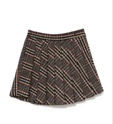 andmary 모니카 체크 플리츠 미니 스커트 M