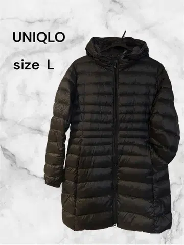 UNIQLO 유니클로 울트라 라이트 다운 롱 후드 부착 코트