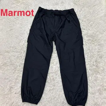 마모트 테크니컬 팬츠 마모트 자수 로고 블랙