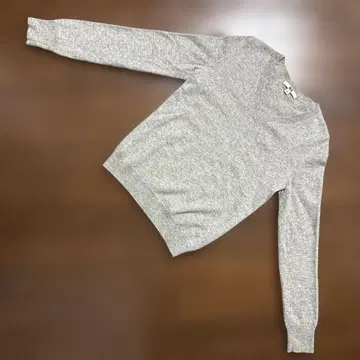 UNIQLO 유니클로 여성용 캐시미어 100% V넥 니트 그레이 S