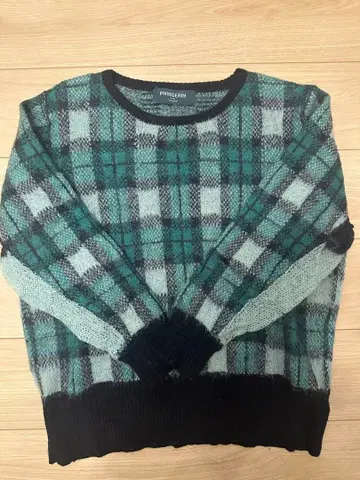 Phingerin 그린 모헤어 니트 M 사이즈