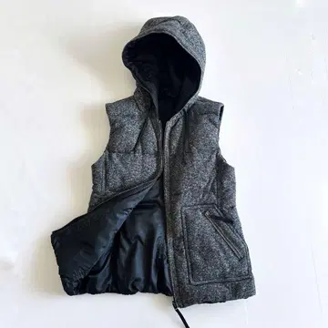 [ 리버서블 ] PLST 플라스테 / 후드 다운 베스트 페더