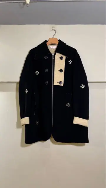 MASU 21aw ZIP-UP CLOVER STUDS COAT 44