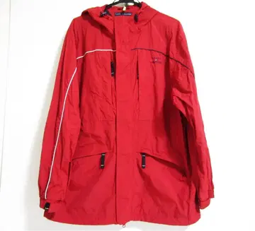 Tommy Hilfiger 후드 부착 나일론 자켓 레드
