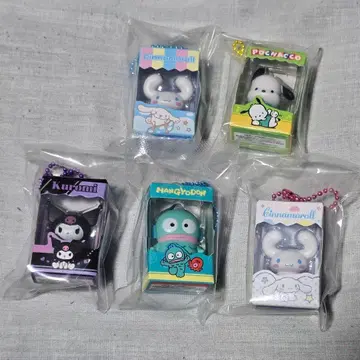 산리오 초코박스 박스 피규어 컬렉션 5종 세트
