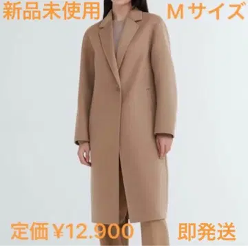 UNIQLO 카멜 더블 페이스 롱 코트