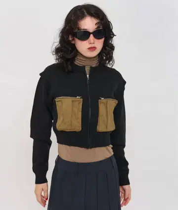 밀리터리 가디건 TINA: JOJUN