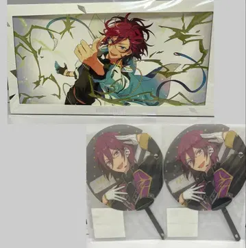 앙스타 사에구사 이바라 프리즘 아트 포스터 스타스테 부채 클리어