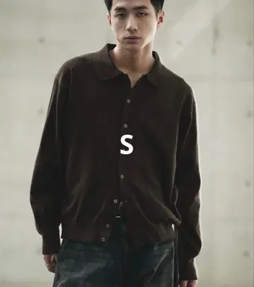 WYM LIDNM T/C 베이직 니트 셔츠 가디건