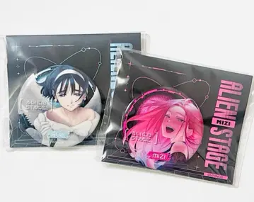 에이리언 스테이지 캔뱃지 스아 SUA 미지 MIZI 2장 세트