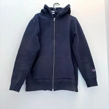 Champion 네이비 집업 후드티 (L)