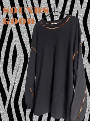 SOUNDS 'GOOOOD' 블랙 롱 슬리브