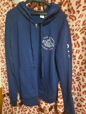 GAP 네이비 풀 집업 후드티 M